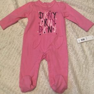 DKNY baby footies